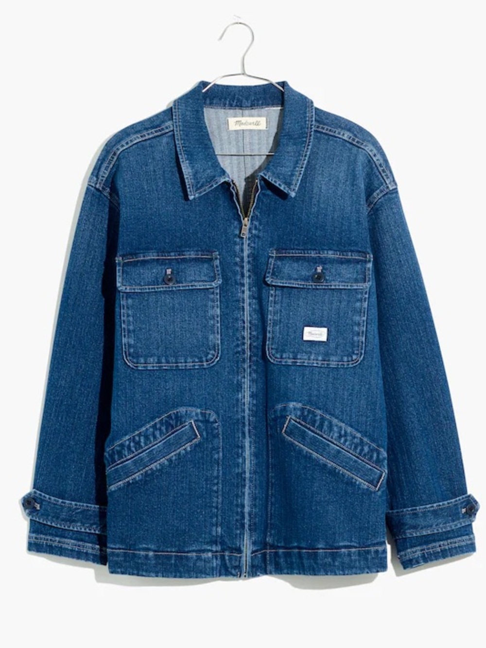 Madewell Women’s Herringbone Denim Chore Coat